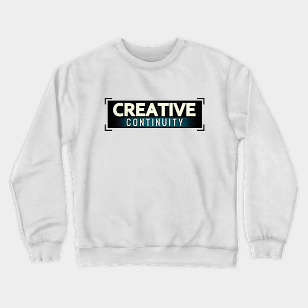 Creative Continuity Logo Crewneck Sweatshirt by sirbestow